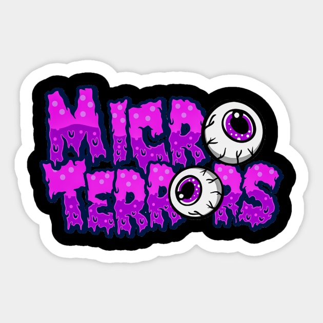 Micro Terrors Purple Slime Design Sticker by Micro Terrors: Scary Stories for Kids